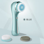 Electric facial cleansing brush