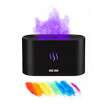 Flame Effect Aroma Diffuser – USB Ultrasonic LED Humidifier