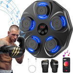 Music Boxing Machine, Interactive Punching Trainer with Boxing Gloves