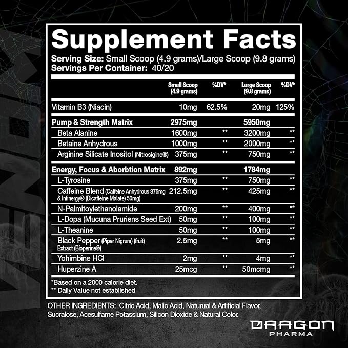 DRAGON PHARMA Venom fruit punch