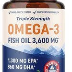 Triple Strength Omega 3 Fish Oil