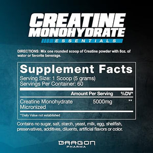 DRAGON PHARMA creatine monohydrate.