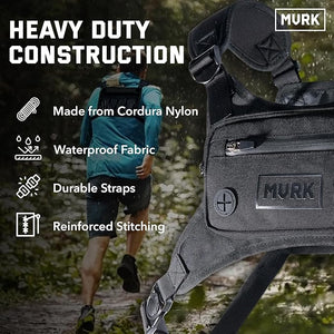 MVRK Water Resistant Chest Pack - Running Vest for Workouts