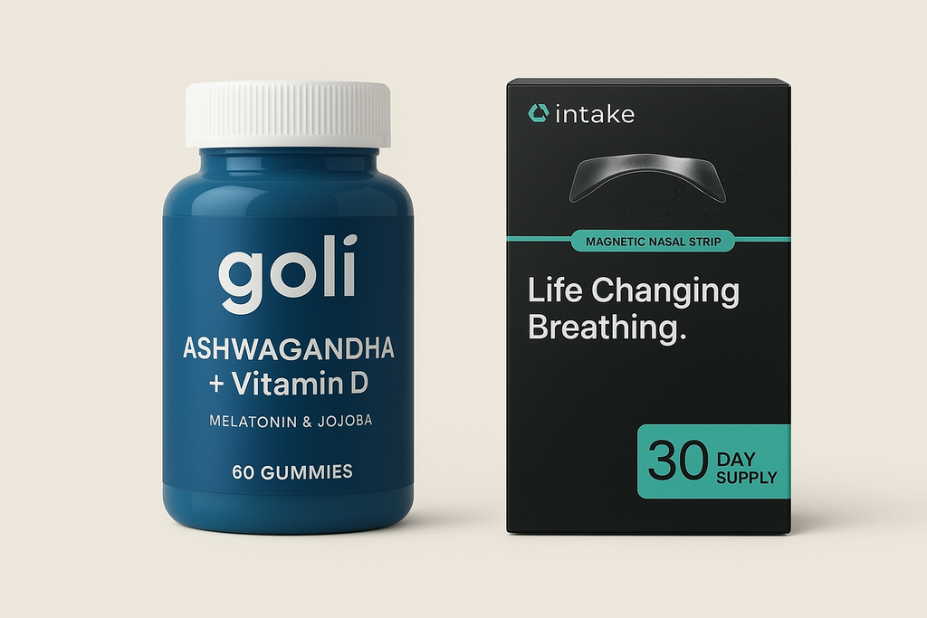 “Breathe & Balance Pack: Ashwagandha + Nasal Strips”