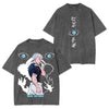 CAMISETA GRANDE VINTAGE SIN LÍMITES DE GOJO SIX EYES 丨JUJUTSU KAISEN